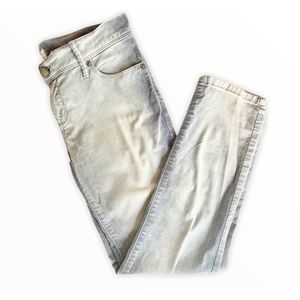 Free People Distressed Corduroy Skinny Jeans 26